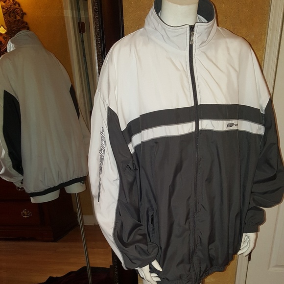 reebok black and white jacket